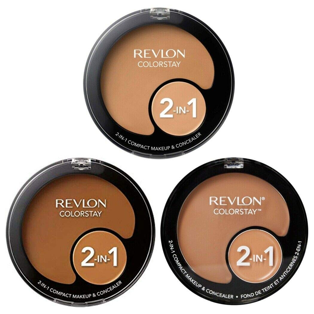 REVLON Colorstay 2-in-1 ファンデーション 5個セット Amazon.com : Revlon ColorStay 2-in-1 Compact Makeup & Concealer